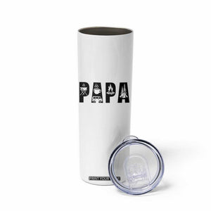 Camping Papa Skinny Tumbler Camper Dad Fathers Day Gift TS12 Print Your Wear
