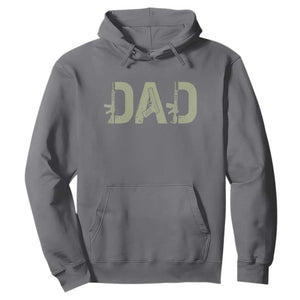 Gun Lover Dad Hoodie Funny Hunter Dad Fathers Day Gift TS12 Charcoal Print Your Wear