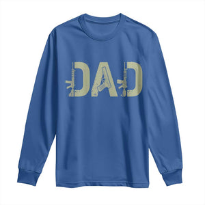 Gun Lover Dad Long Sleeve Shirt Funny Hunter Dad Fathers Day Gift TS12 Royal Blue Print Your Wear