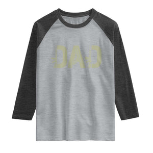 Gun Lover Dad Raglan Shirt Funny Hunter Dad Fathers Day Gift TS12 Heather Gray Heather Charcoal Print Your Wear