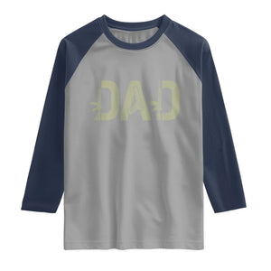 Gun Lover Dad Raglan Shirt Funny Hunter Dad Fathers Day Gift TS12 Sport Gray Navy Print Your Wear