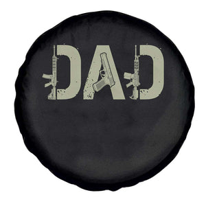 Gun Lover Dad Spare Tire Cover Funny Hunter Dad Fathers Day Gift TS12 Print Your Wear