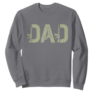 Gun Lover Dad Sweatshirt Funny Hunter Dad Fathers Day Gift TS12 Charcoal Print Your Wear