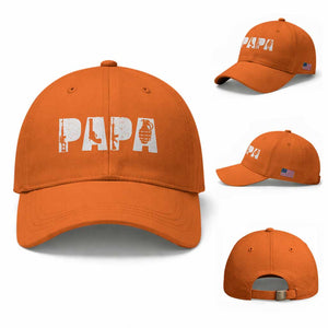 Proud Hunter Dad Baseball Cap Funny Hunting Lifestyle Fathers Day Gift TS12 Baseball Cap Universal Fit Orange Print Your Wear