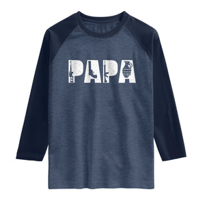 Proud Hunter Dad Raglan Shirt Funny Hunting Lifestyle Fathers Day Gift