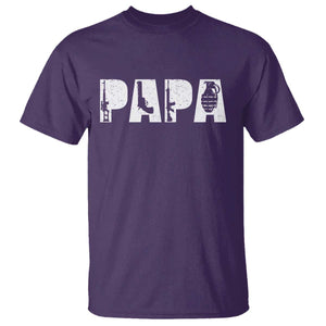 Proud Hunter Dad T Shirt Funny Hunting Lifestyle Fathers Day Gift TS12 Purple Print Your Wear