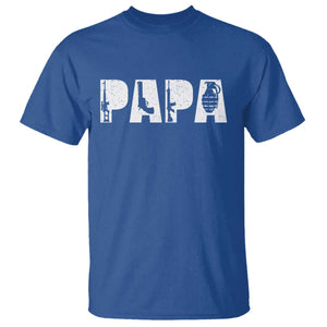 Proud Hunter Dad T Shirt Funny Hunting Lifestyle Fathers Day Gift TS12 Royal Blue Print Your Wear