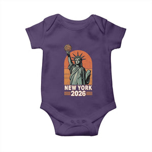 Vintage Statue Of Liberty Basketball Baby Onesie New York Sports Lover