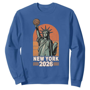 Vintage Statue Of Liberty Basketball Sweatshirt New York Sports Lover