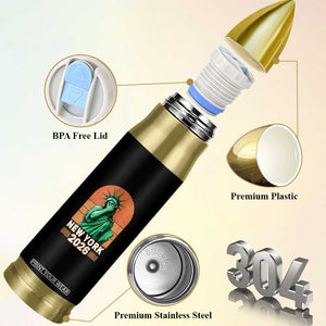 Statue Of Liberty Hoops Bullet Tumbler New York Pride 2026