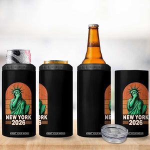 Statue Of Liberty Hoops 4 in 1 Can Cooler Tumbler New York Pride 2026