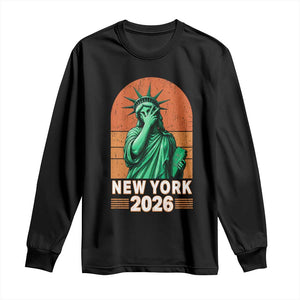 Statue Of Liberty Hoops Long Sleeve Shirt New York Pride 2026