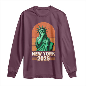 Statue Of Liberty Hoops Long Sleeve Shirt New York Pride 2026