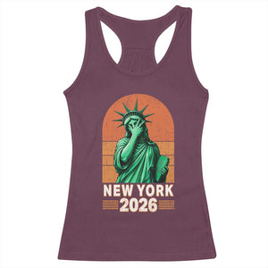 Statue Of Liberty Hoops Racerback Tank Top New York Pride 2026