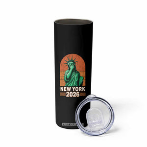 Statue Of Liberty Hoops Skinny Tumbler New York Pride 2026