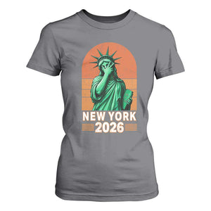 Statue Of Liberty Hoops T Shirt For Women New York Pride 2026