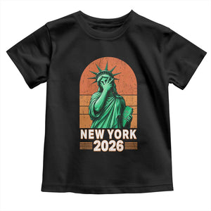 Statue Of Liberty Hoops Toddler T Shirt New York Pride 2026