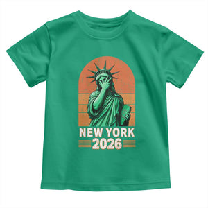 Statue Of Liberty Hoops Toddler T Shirt New York Pride 2026