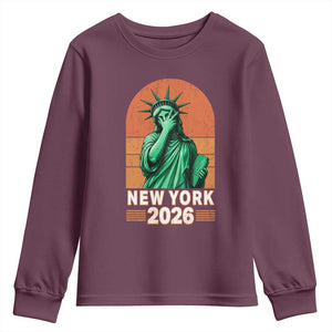 Statue Of Liberty Hoops Youth Sweatshirt New York Pride 2026
