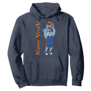 Funny Bulldog Playing Basketball Hoodie New York Pride