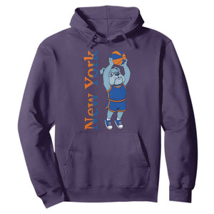 Funny Bulldog Playing Basketball Hoodie New York Pride