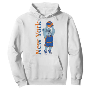 Funny Bulldog Playing Basketball Hoodie New York Pride