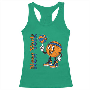 Funny New York Pride Racerback Tank Top Basketball Lover Fan Gift