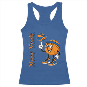 Funny New York Pride Racerback Tank Top Basketball Lover Fan Gift