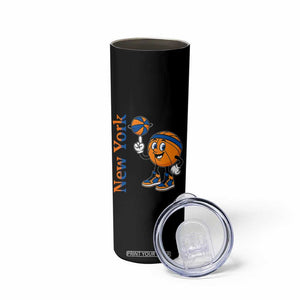 Funny New York Pride Skinny Tumbler Basketball Lover Fan Gift