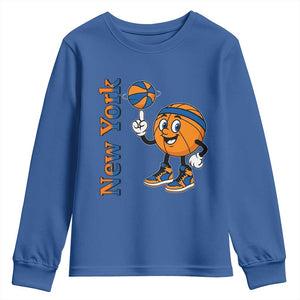 Funny New York Pride Youth Sweatshirt Basketball Lover Fan Gift