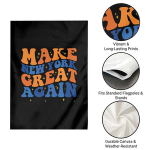 Make New York Great Again Garden Flag Retro Wave Graphic TS12 Print Your Wear