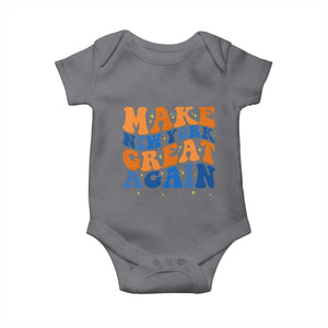 Make New York Great Again Baby Onesie Retro Wave Graphic