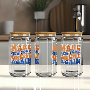 Make New York Great Again Glass Can Retro Wave Graphic TS12 Print Your Wear