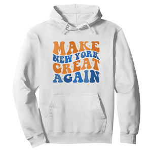 Make New York Great Again Hoodie Retro Wave Graphic