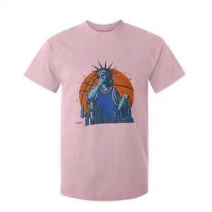 Funny Statue Of Liberty Hoops Fan T Shirt For Kid New York Sports Gift