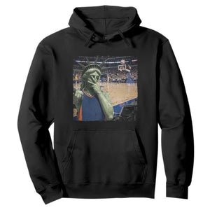 Funny Statue Of Liberty Basketball Selfie Graphic Hoodie