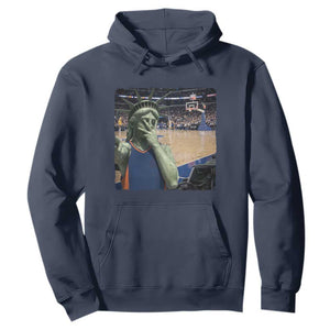 Funny Statue Of Liberty Basketball Selfie Graphic Hoodie