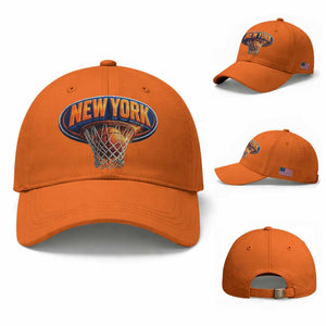 New York Game Day Gift Hoops Lover Baseball Cap