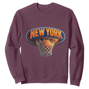 New York Game Day Gift Hoops Lover Sweatshirt