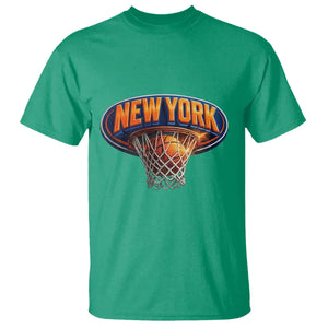 New York Game Day Gift Hoops Lover T Shirt TS12 Irish Green Print Your Wear