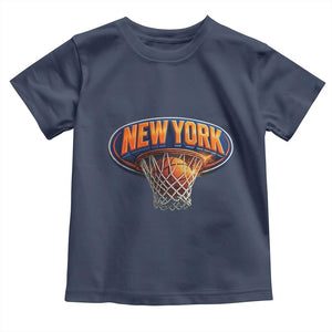 New York Game Day Gift Hoops Lover Toddler T Shirt