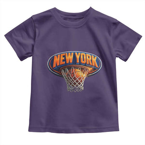 New York Game Day Gift Hoops Lover Toddler T Shirt