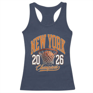 Vintage New York Champions 2026 Racerback Tank Top Hoops Fan Gift