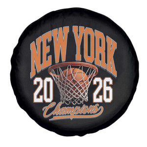 Vintage New York Champions 2026 Spare Tire Cover Hoops Fan Gift