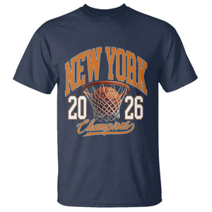 Vintage New York Champions 2026 T Shirt Hoops Fan Gift