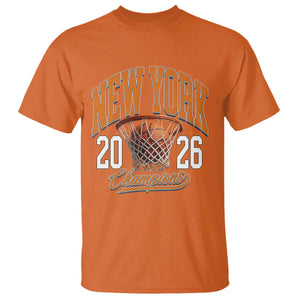 Vintage New York Champions 2026 T Shirt Hoops Fan Gift