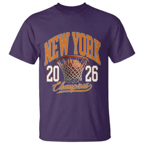 Vintage New York Champions 2026 T Shirt Hoops Fan Gift