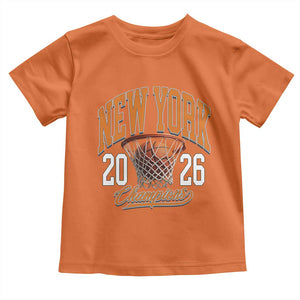 Vintage New York Champions 2026 Toddler T Shirt Hoops Fan Gift