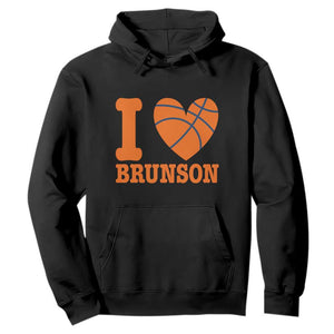 Funny I Love Brunson Name Hoodie Hoops Fan Gift