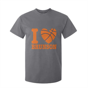 Funny I Love Brunson Name T Shirt For Kid Hoops Fan Gift
